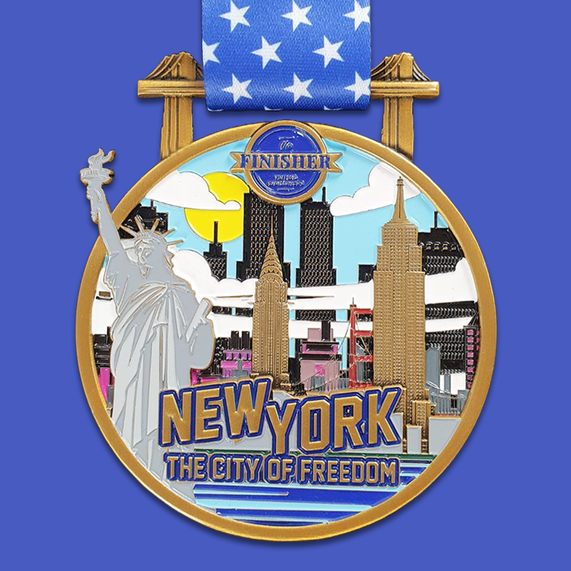 New York the City of Freedom RAD Laufshirt & Challenge Bundle