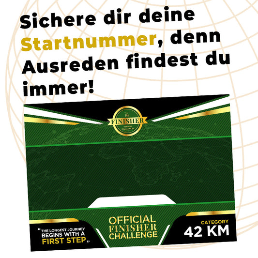 42 KM FINISHER Shirt & Challenge Bundle