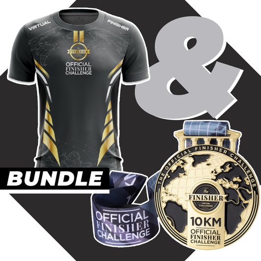 10 KM FINISHER Shirt & Challenge Bundle