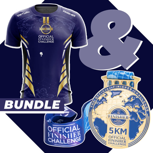 5 KM FINISHER Shirt & Challenge Bundle