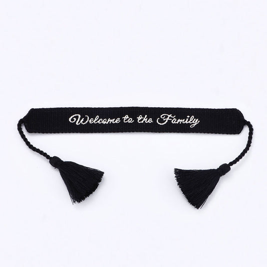 Freundschaftsband "WELCOME"