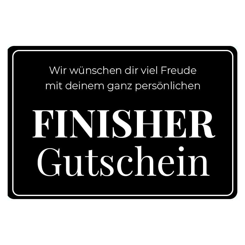the virtual FINISHER Gutschein