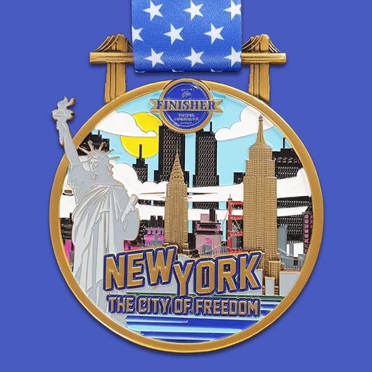 New York the City of Freedom Laufshirt & Challenge Bundle