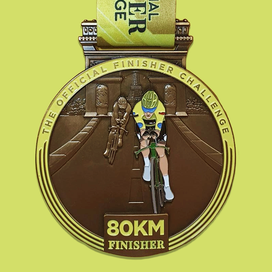 The Official Finisher Challenge 80 KM Cycling