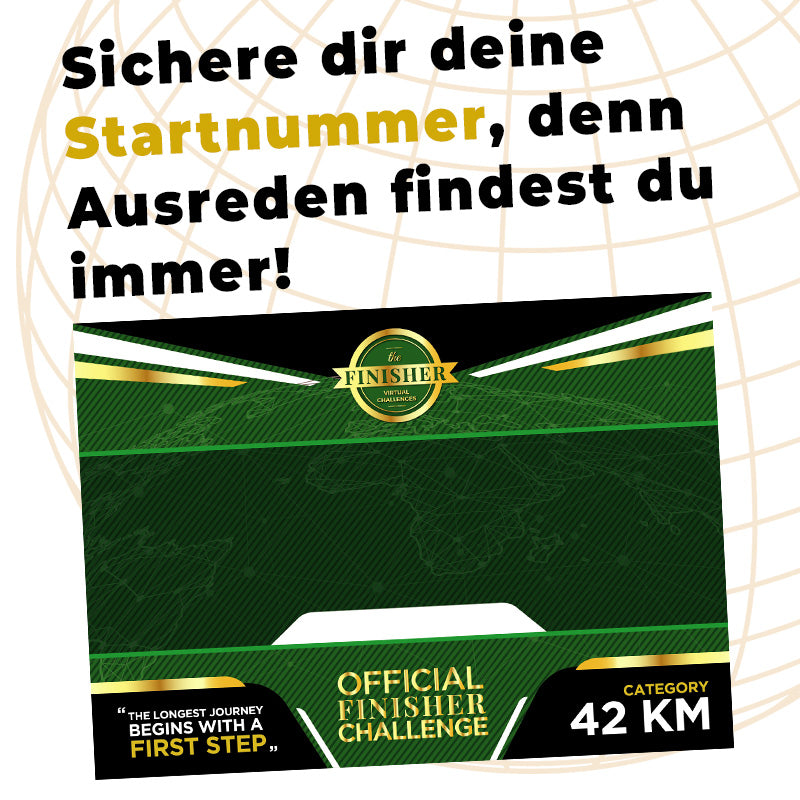 42 KM FINISHER Shirt & Challenge Bundle