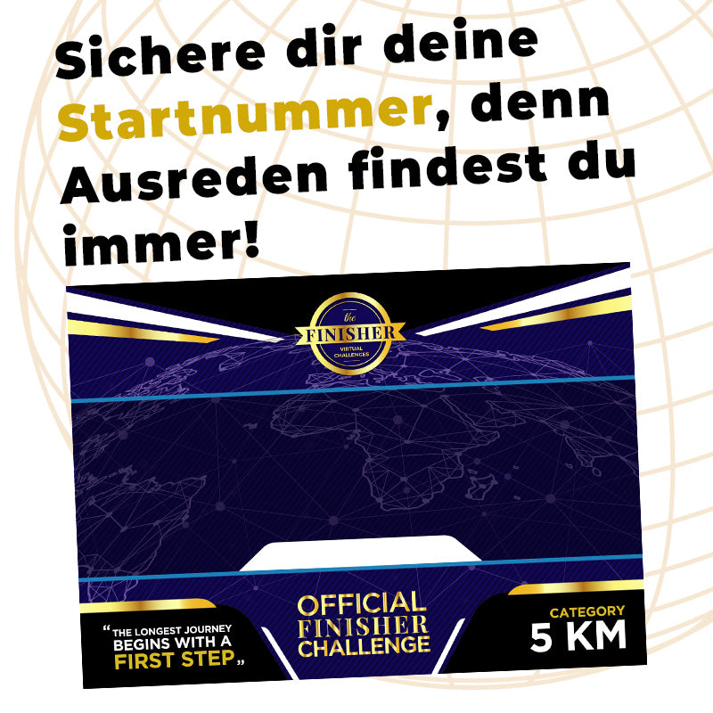 5 KM FINISHER Shirt & Challenge Bundle