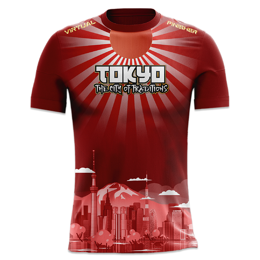 Tokyo the CIty of Traditions Laufshirt & Challenge Bundle